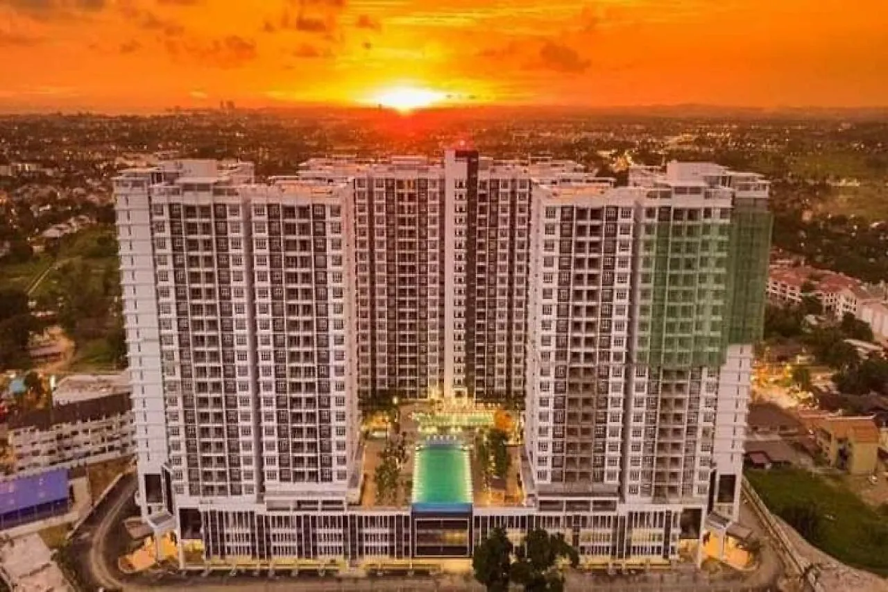 홈스테이 Oyo Home 90206 Parkland Residence Condominium Melaka 말레이시아